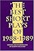 The Best Short Plays Of 1988-1989