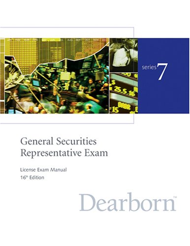 Series 7 General Securites Representative Exam License Exam Manual (Paperback)