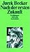 Nach der ersten Zukunft: Erzählungen