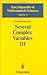 Several Complex Variables III: Geometric Function Theory (Encyclopaedia of Mathematical Sciences)