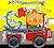 MR. FRUMBLE'S FIRE ENGINE-- RICHARD SCARRY'S ON THE GO BOOK (The Busy World of Richard Scarry)