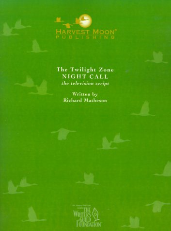 The Twilight Zone: Night Call the Television Script (Paperback)