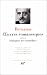 Oeuvres romanesques suivies de Dialogues des carmélites