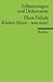 Kleiner Mann - was nun? Erläuterungen und Dokumente. (Lernmaterialien)