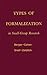 Types of Formalization in S...