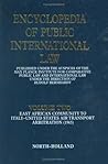 Encyclopedia of Public International Law : Volume 2 (E-I)