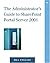 The Administrator's Guide to Sharepoint Portal Server 2001 by Bill English