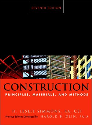 Construction Principles, Materials, and Methods (Hardcover)