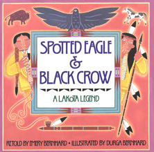 How does spotted eagle treat the eagles? image