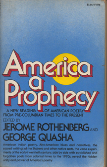 America, a Prophecy: A New Reading of American Poetry from Pre-Columbian Times to the Present (Paperback)