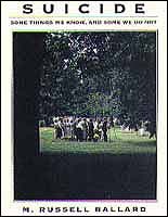 Suicide: Some Things We Know and Some We Don't (Hardcover)