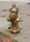 The Gold Flake Hydrant (Plume)