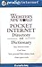 Webster's New World Pocket Internet Directory and Dictionary