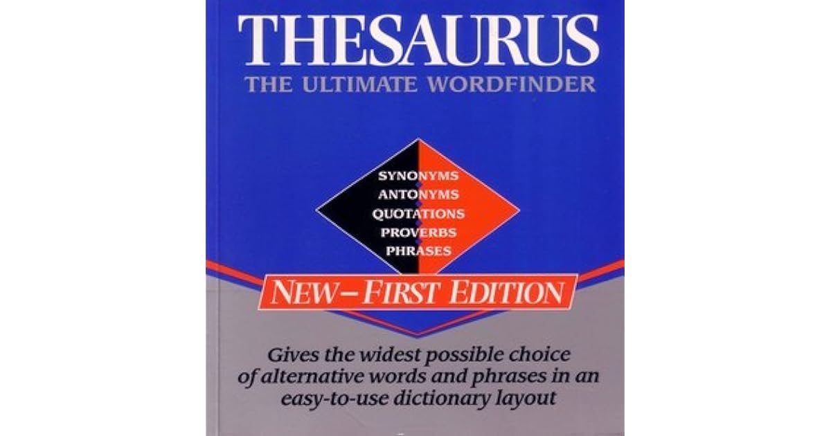 Collins Thesaurus The Ultimate Wordfinder by Lorna Gilmour