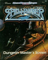 Dungeon Master's Screen (Advanced Dungeons & Dragons/Spelljammer, SJR3 Accessory)