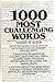 1000 Most Challenging Words