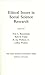 Ethical Issues in Social Science Research