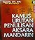 Kamus Urutan Penulisan Aksa...