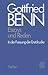 Werkausgabe III. Essays und Reden in der Fassung der Erstdrucke