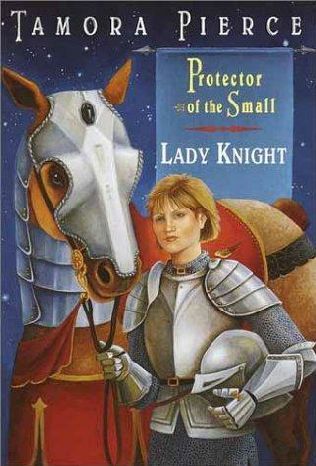 Lady Knight by Tamora Pierce book cover