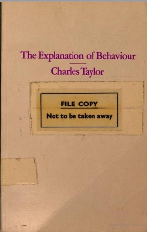 The Explanation of Behaviour (Paperback)