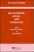 Quantifiers, Logic, and Language (Volume 54) (Lecture Notes)