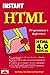 Instant HTML Programmer's R...