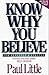 Know Why You Believe (Includes Study Guide)