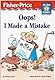 Oops! I Made A Mistake Level 1 by Kirsten  Hall