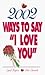 2002 Ways to Say "I Love You" by Cyndi Haynes