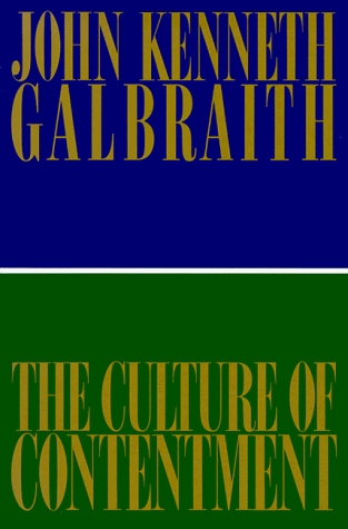 The Culture of Contentment (Paperback)