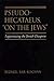 Pseudo Hecatæus, "On the Jews": Legitimizing the Jewish Diaspora (Hellenistic Culture and Society)