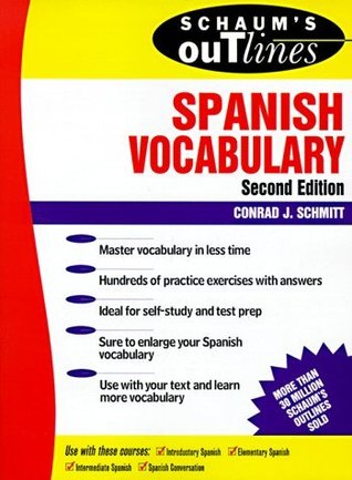 Schaum's Outline of Spanish Vocabulary (Paperback)