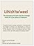 Lihish’tah’weel