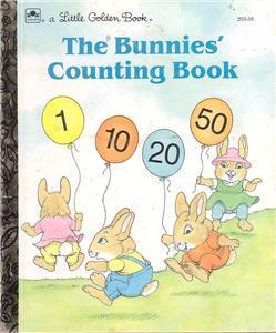 The Bunnies' Counting Book (a Little Golden Book, #203-58)