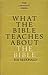 What The Bible Teaches About The Bible