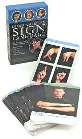 Learn American Sign Language (Cards)