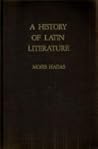 A History of Latin Literature