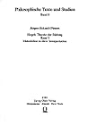 Theorie der Bildung 1 (Philosophische Texte & Studien) Theorie der Bildung 1 (Philosophische Texte & Studien)