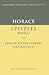Epistles Book II and Epistle to the Pisones (Ars Poetica)