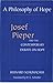 A Philosophy of Hope: Josef Pieper and the Contemporary Debate on Hope (Moral Philosophy and Moral Theology)