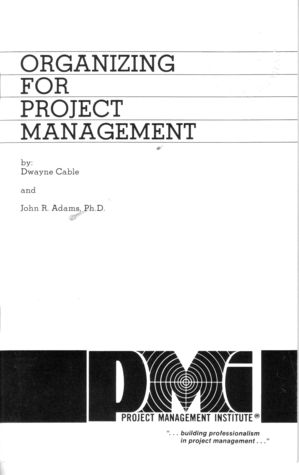 Organizing for Project Management (Paperback)