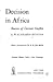 Decision in Africa: Sources of Current Conflict