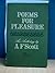 Poems for Pleasure by A.F. Scott