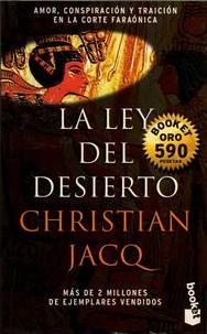 Portada de La ley del desierto, de Christian Jacq