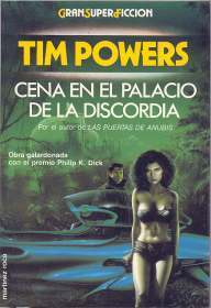 Portada de Cena en el palacio de la discordia, de Tim Powers