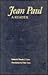 Jean Paul: A Reader