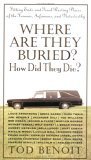 Where Are They Buried? How Did They Die?: A Guide for Tombstone Tourists of the South (Hardcover)