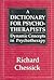 A Dictionary for Psychotherapists