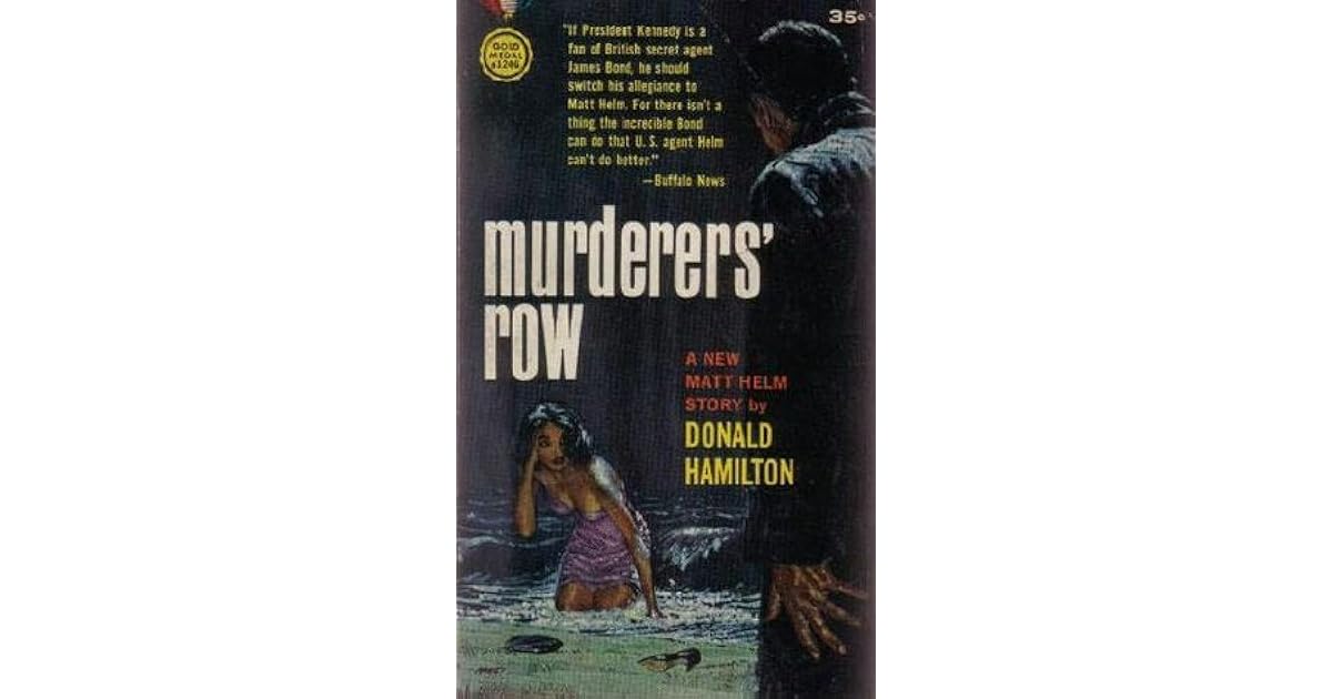 Murderers' Row (Matt Helm, 5) by Donald Hamilton